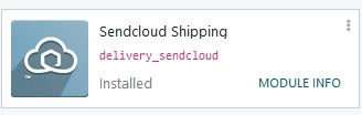 ماژول حمل و نقل Sendcloud در ماژول اپلیکیشن‌های Odoo.